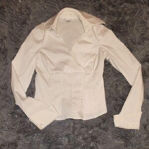 Stylish Cream Long Sleeve Blouse